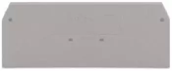 Wago Abschluss- und Zwischenplatte 2,5 mm dick grau (280-324)