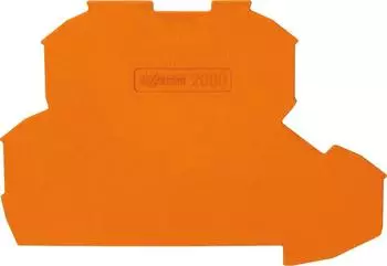 Wago Abschlussplatte 0,7 mm dick orange (2000-2292)