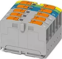Phoenix 1300613 PTVFIX 2,5-3L/N/GNYE Verteilerblock