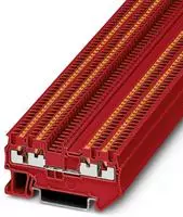 Phoenix Contact 3208200, Durchgangsklemme 0,14-1,5qmm,rot PT 1,5/S-QUATTRO RD