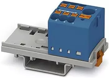 Phoenix Contact Verteilerblock PTFIX 6/6X2,5-NS35 BU, 24A, blau (3273068)