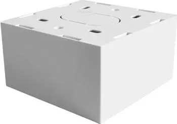 Lindy Aufputzrahmen 86x86mm f&uuml;r Einzel-Wanddosen (UK), 47mm tief (60523)