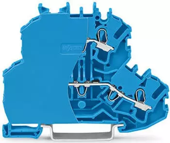 Wago Doppelstockklemme Serie 2002 mit Bet&auml;tigungswerkzeug (2002-2204)