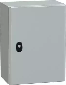 Schneider Electric PanelSeT S3D Vollt&uuml;r ohne Montageplatte H400xB300xT200 IP66 IK10 RAL7035. (NSYS3D4320)