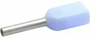 Klauke Isolierte Zwillingsaderendh&uuml;lsen 2x 0.34mm&sup2; t&uuml;rkis, 100 St&uuml;ck (8688)