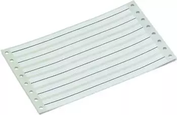 Wago Beschriftungsstreifen permanent klebend wei&szlig; (243-110)