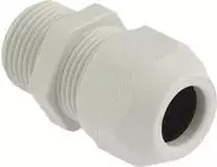 Kaiser Syntec &ndash; Kabelverschraubung Gewinde lang M20 7 mm hellgrau