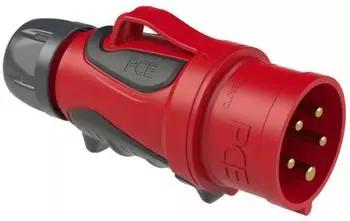 PCE Stecker 16A 5p 6h GRIP (0153-6)