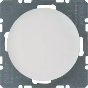 Berker Blindverschluss mit Zentralstück R.1/R.3 polarweiß, glänzend (10092089)