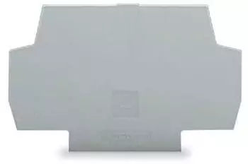 Wago Abschluss- und Zwischenplatte 1 mm dick grau (859-525)