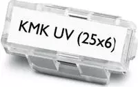 Phoenix Contact Kabelmarkertr&auml;ger transparent, 25x6mm KMK UV (25X6)