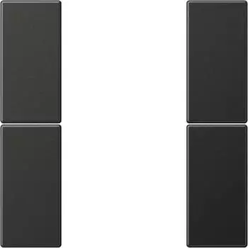 Jung Tastensatz 2fach, F50, Serie LS, anthrazit (AL2502TSAAN)