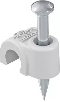 OBO Bettermann ISO-Nagel-Clip Typ 2005, lichtgrau (2227339)