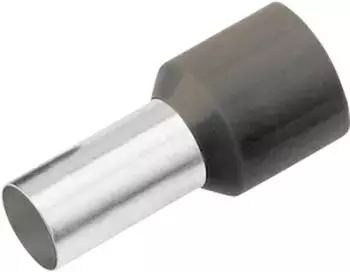 Cimco Aderendh&uuml;lse isoliert 1,5 mm&sup2;/8 mm, FR 1, schwarz (18 7118)