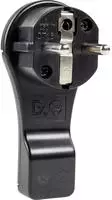 AS Schwabe 45039, AS Schwabe 45039 Schutzkontakt-Flachstecker Kunststoff mit