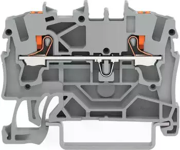 Wago Durchgangsklemme Serie 2201 mit Push-in CAGE CLAMP (2201-1201)