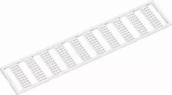 Wago WMB-Beschriftungskarte als Karte bedruckt 1 ... 50 (2x) Aufdruck waagerecht aufrastbar wei&szlig; (793-3566)