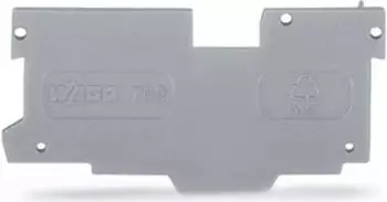 Wago Abschluss- und Zwischenplatte 1,1 mm dick grau (769-307)