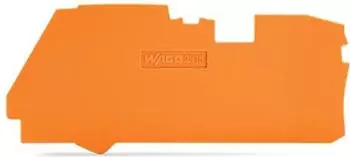 Wago Abschluss- und Zwischenplatte 1 mm dick orange (2116-1292)
