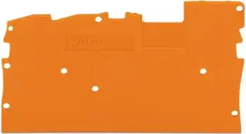 Wago Abschluss- und Zwischenplatte 1 mm dick orange (2022-1392)