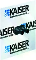 Kaiser Muffe HERMETICO f&uuml;r Rohr &oslash; 15 &ndash; 22 mm