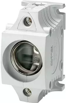 Siemens DIAZED-Sicherungssockel Gr&ouml;&szlig;e III Formstoff, 1-polig ber&uuml;hrungsgesch&uuml;tzt (BGV A2) Zugang: Doppelfunktionsklemme Abgang: Rahmenklemme 63A AC 500V (5SF1260)