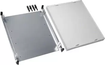 Hager Baustein, universN, 600x500mm, mit Montegeplatte verstellbar (UD42C1)