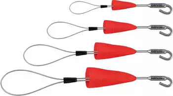 Runpotec Kabelziehschlaufe mit Haken - 4er Set (20631)
