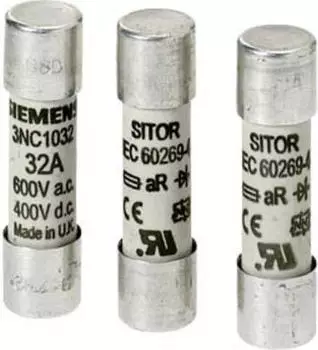 Siemens Zylindersicherungseinsatz 12A 600V (3NC1012)