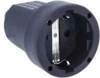 AS Schwabe 62225, AS Schwabe 62225 Schutzkontaktkupplung PVC 230V Schwarz IP20