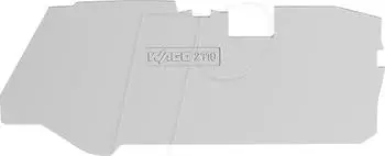 Wago Abschluss- und Zwischenplatte 1 mm dick grau (2110-1291)