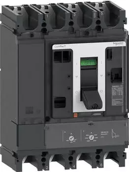 Schneider Electric Kompaktleistungsschalter ComPacT NSX630S mit TM-DC 500A 4P 100kA/750 VDC (C63S4TM500D)