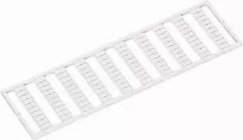 Wago WMB-Beschriftungskarte als Karte bedruckt +/- (50x) dehnbar 5 - 5,2 mm Aufdruck waagerecht aufrastbar wei&szlig; (793-5552)