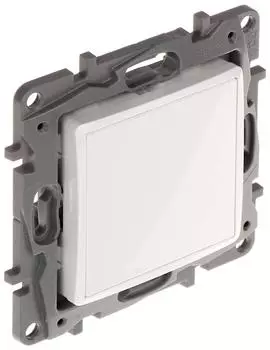 Legrand Nileo Mosaic-Adapter oder Blindabdeckung, ultrawei&szlig; (665195)