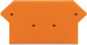 Wago Abschluss- und Zwischenplatte 3 mm dick orange (281-317)