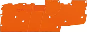Wago Abschluss- und Zwischenplatte 1 mm dick orange (2022-1492)