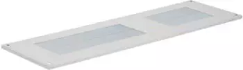 Hager Verschlussplatte schiebbar f&uuml;r Schrank univers, IP54, SKI, unten, 20x1350x400 mm (FZ875D)