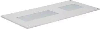 Hager Verschlussplatte schiebbar f&uuml;r Schrank univers, IP54, SKI, unten, 20x1350x600 mm (FZ765D)