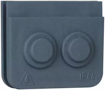 Kopp Blue Electric Kabeleinführung 2-fach, grau (321628004)