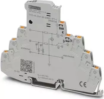 Phoenix Contact TTC-6-2X1-M-24DC-PT-I - &Uuml;berspannungsschutzger&auml;t (2906729)
