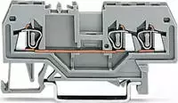 WAGO 279-681 Durchgangsklemme 4mm Zugfeder Belegung: L Grau 100St.