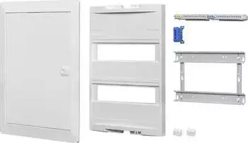 Schneider Electric AMIGO Einbauset modulare Lieferform, 2-reihig, UP/HW (AE24R)