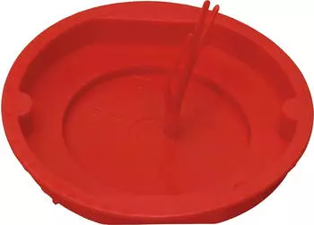 Kopp Signaldeckel für Schalterdose, Durchmesser 60 mm, Isolierstoff, rot (357001002)