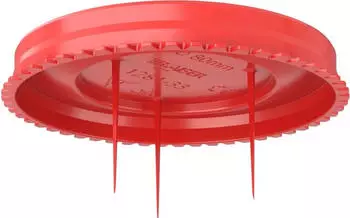 Kaiser Elektro HaloX Signaldeckel 80mm, rot (1281-33)