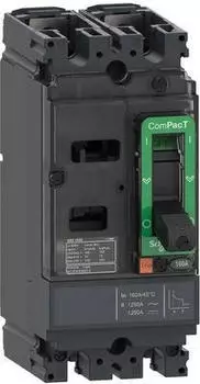 Schneider Electric Kompaktleistungsschalter ComPacT NSX160M AC/DC mit TM125D 2P2D 125A, 40kA/240 VAC (C16M2TM125)
