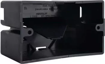 Hager Ger&auml;teeinbaudose C-Profil f&uuml;r US-Ger&auml;te aus Polyamid halogenfrei (L2419SCHW)