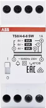 ABB Klingeltransformator TS 8/4-6-8SW (2CSM081012R0811)