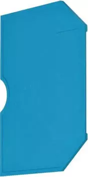 Hager Endplatte, blau (KWE05B)