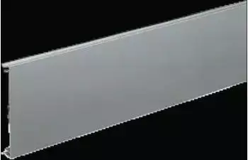 Hager Br&uuml;stungskanal-Oberteil zu BRA Breite 100mm aus Aluminium natureloxiert (BRA701322ELN)