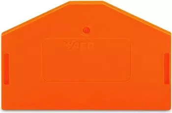 Wago Abschluss- und Zwischenplatte 2,5 mm dick orange (281-313)